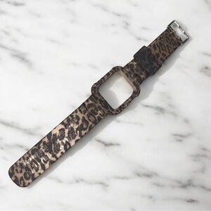 Animal Print Soft TPU Band + Case Compatible w/apple watch 38mm/40mm